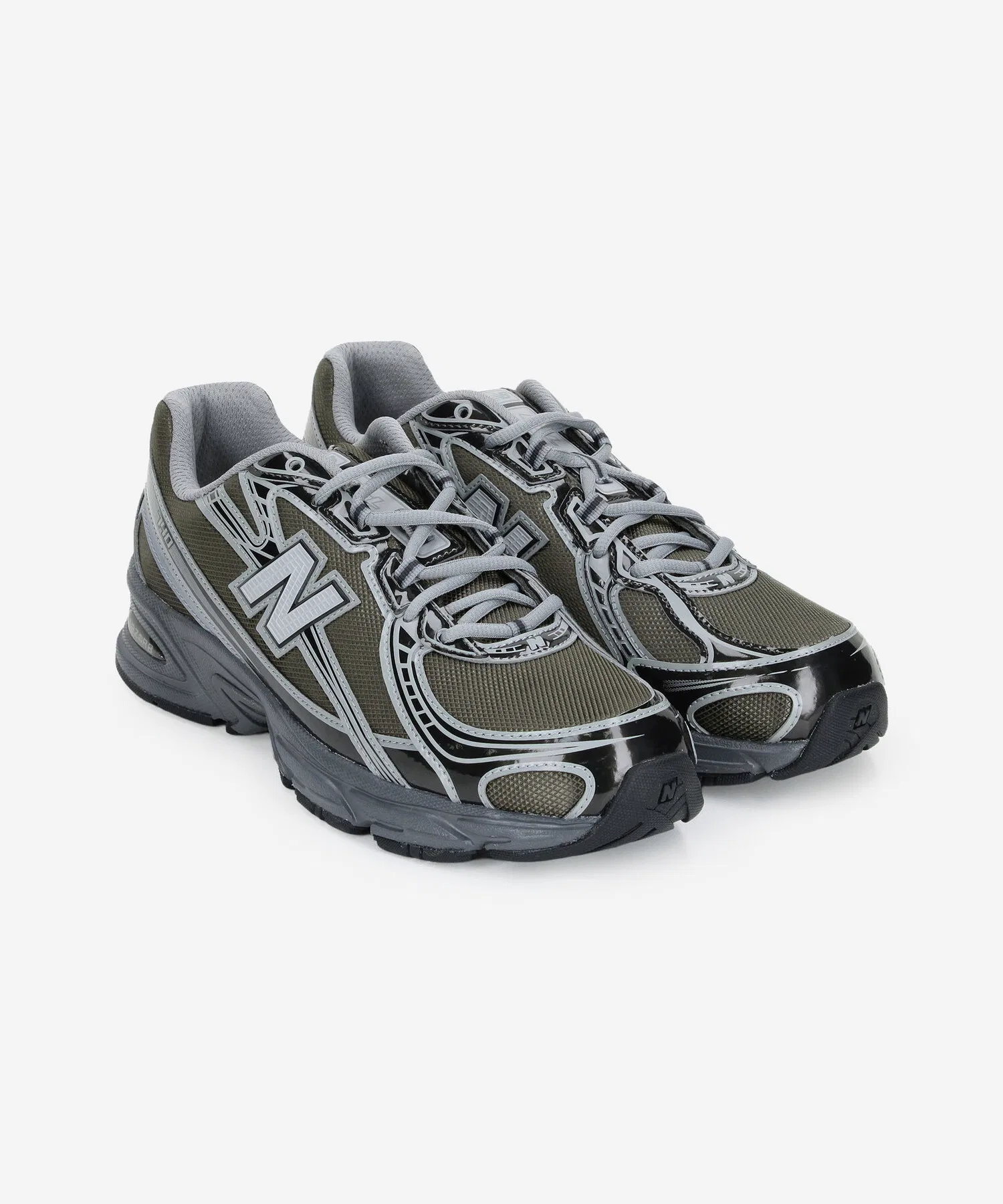 Мужские кроссовки из искусственной кожи New Balance U740 серые