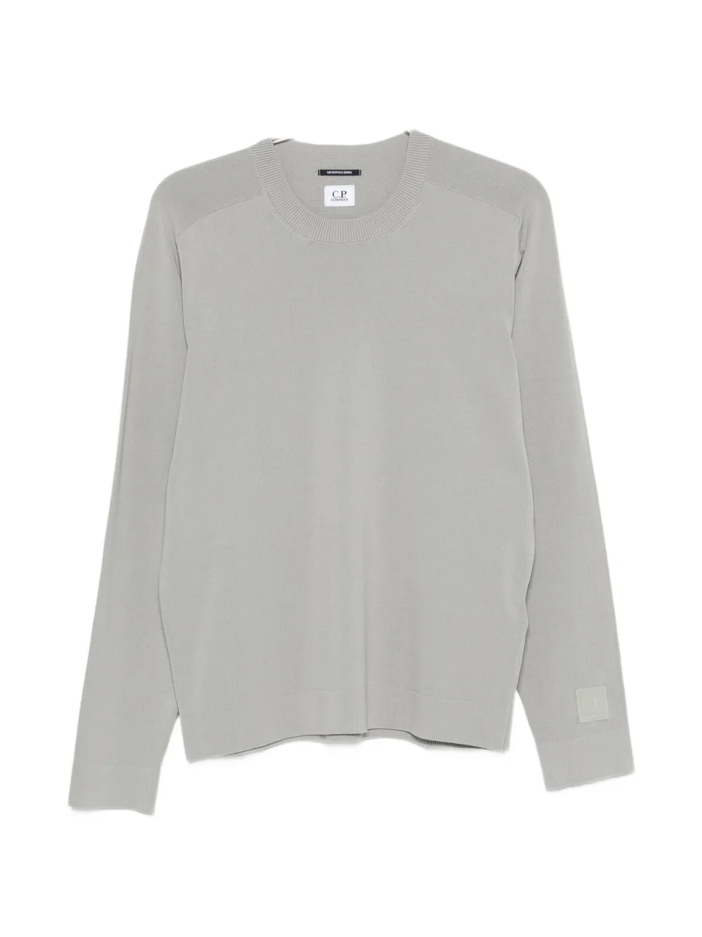 

Свитер с круглым вырезом C.P. Company, серый