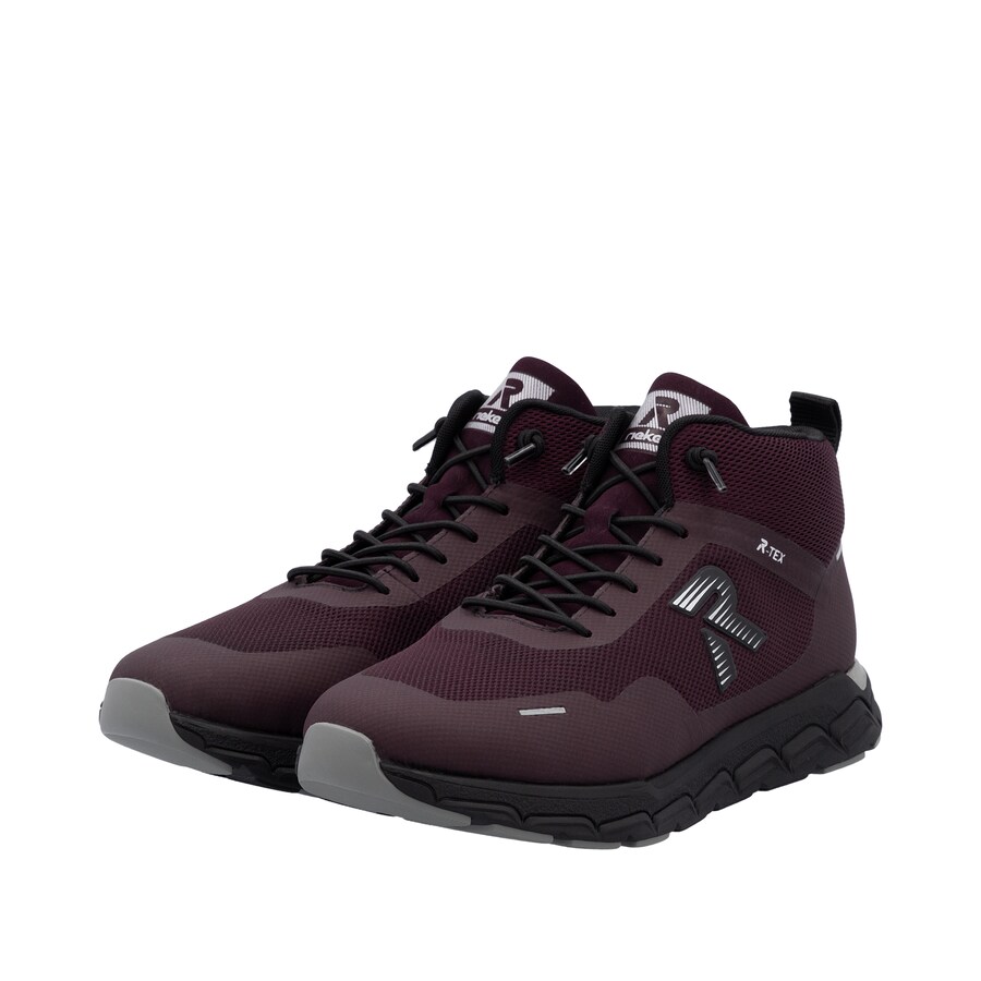 Высокие кроссовки Rieker, Carmine red/Dark red — фото 3