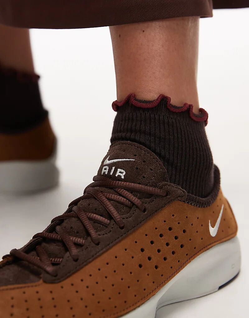 Кроссовки унисекс Nike Air Superfly коричневого цвета — КОРИЧНЕВЫЕ — фото 4