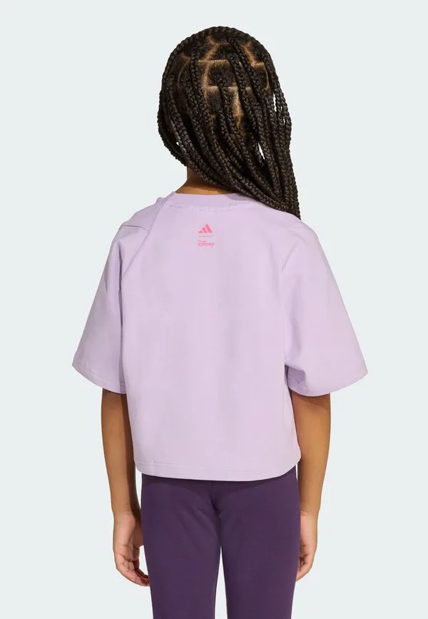 Детская футболка унисекс с принтом минни маус от disney Adidas Performance, Powder Plum Lucid Pink — фото 2