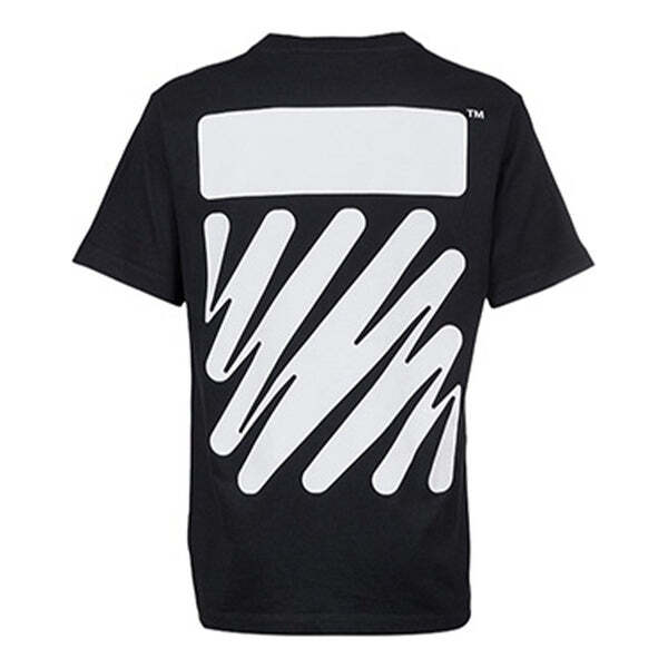 

Футболка Men's OFF-WHITE SS22 Solid Color Cotton Printing Short Sleeve Black T-Shirt, мультиколор