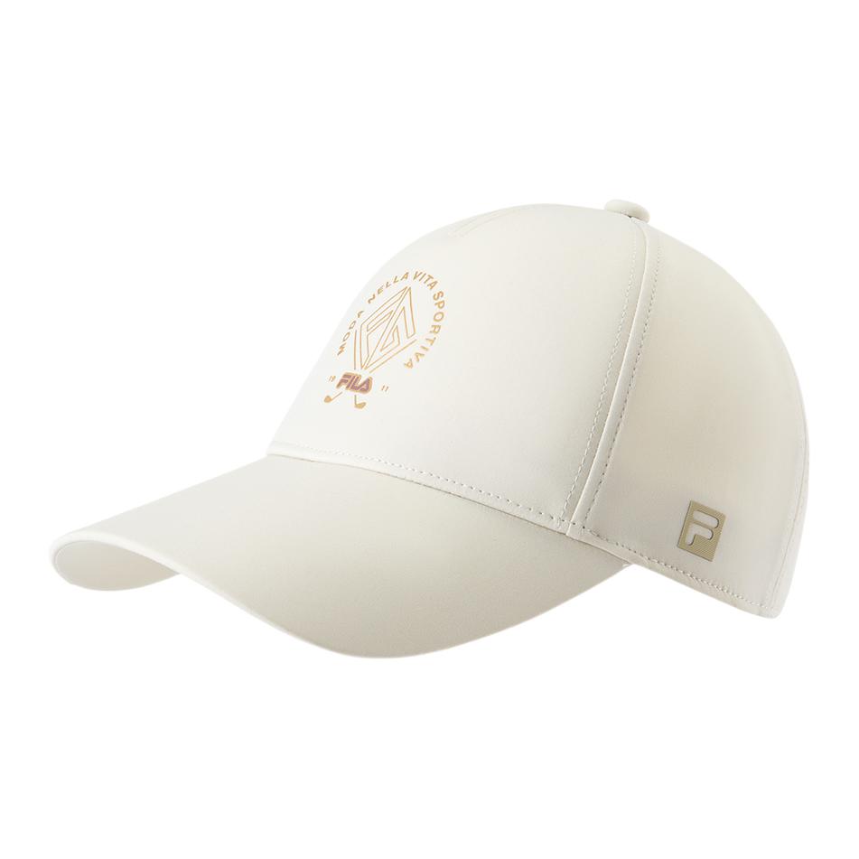 

FILA Детская бейсболка из полиэстера, светло-бежевая с зеленым