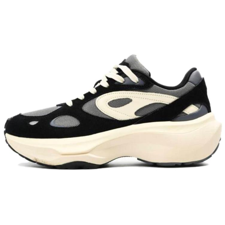 

ANTA SNEAKERVERSE Низкие повседневные туфли с амортизацией, противоскользящие и износостойкие, мужские, черно-серые