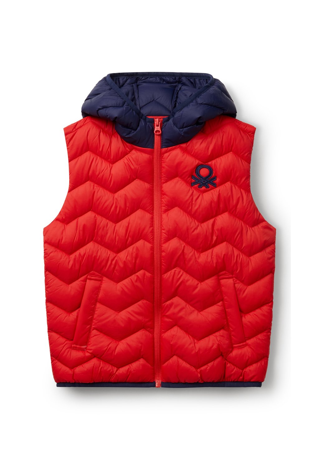 

Жилет WITH HOOD United Colors of Benetton, оранжевый