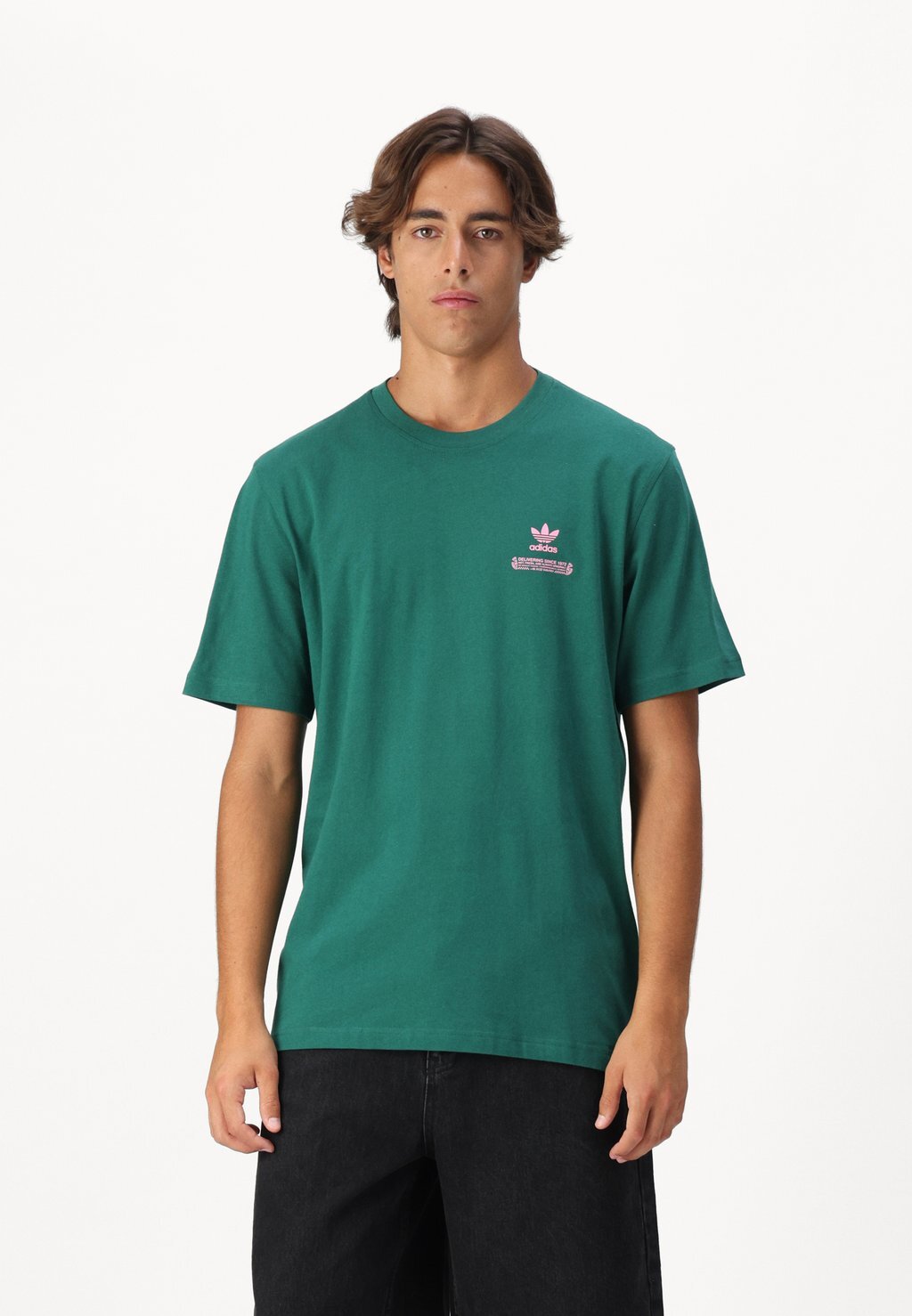 

Принт на футболке STREET APETIT UNISEX adidas, темно-зеленый