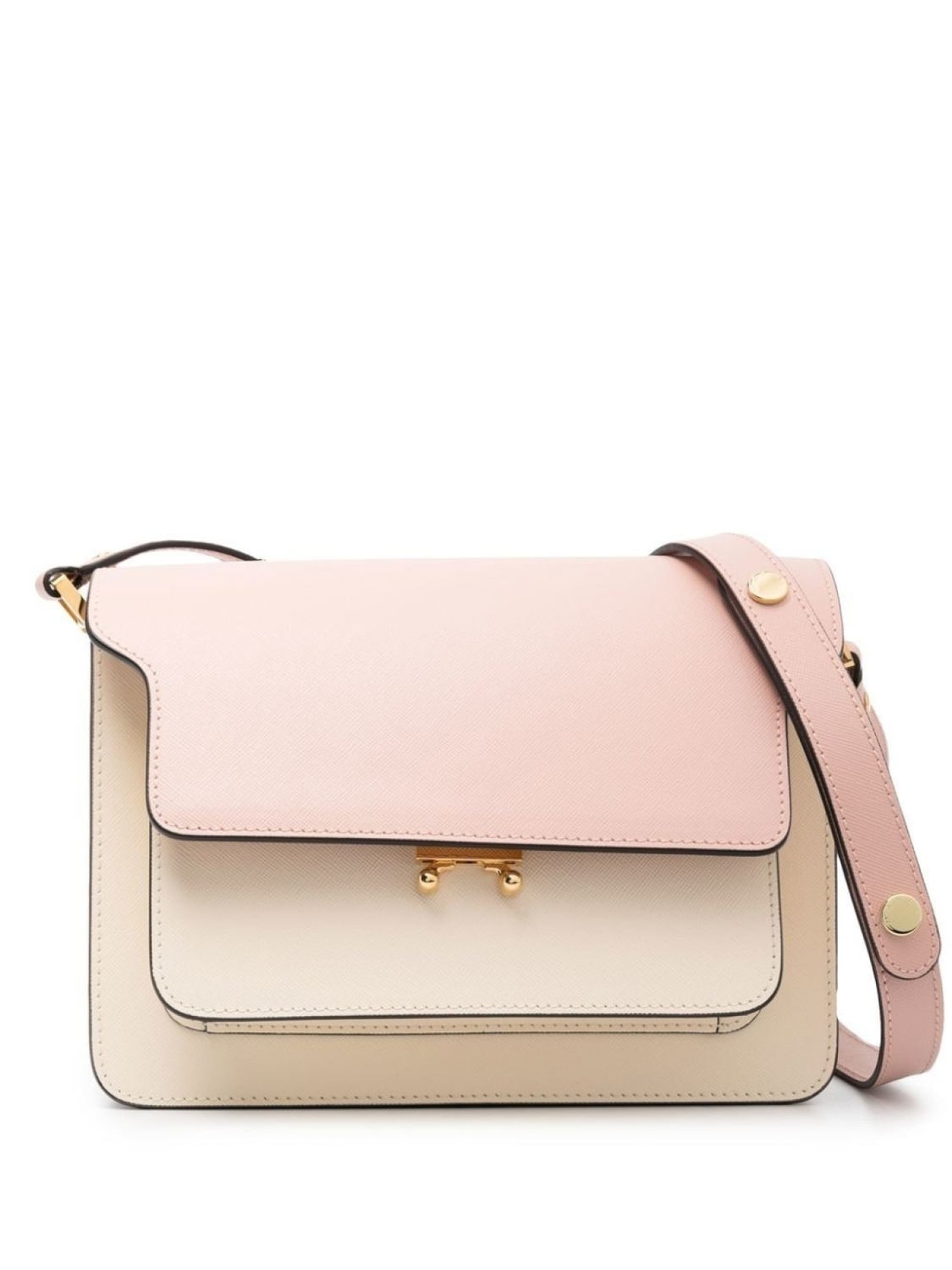 

Marni сумка-тоут Trunk в стиле колор-блок, розовый