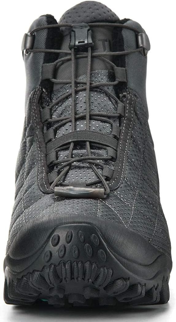 Мужские зимние сапоги Manfen Crest Thermo Mid Snow водонепроницаемые для походов, серый — фото 2