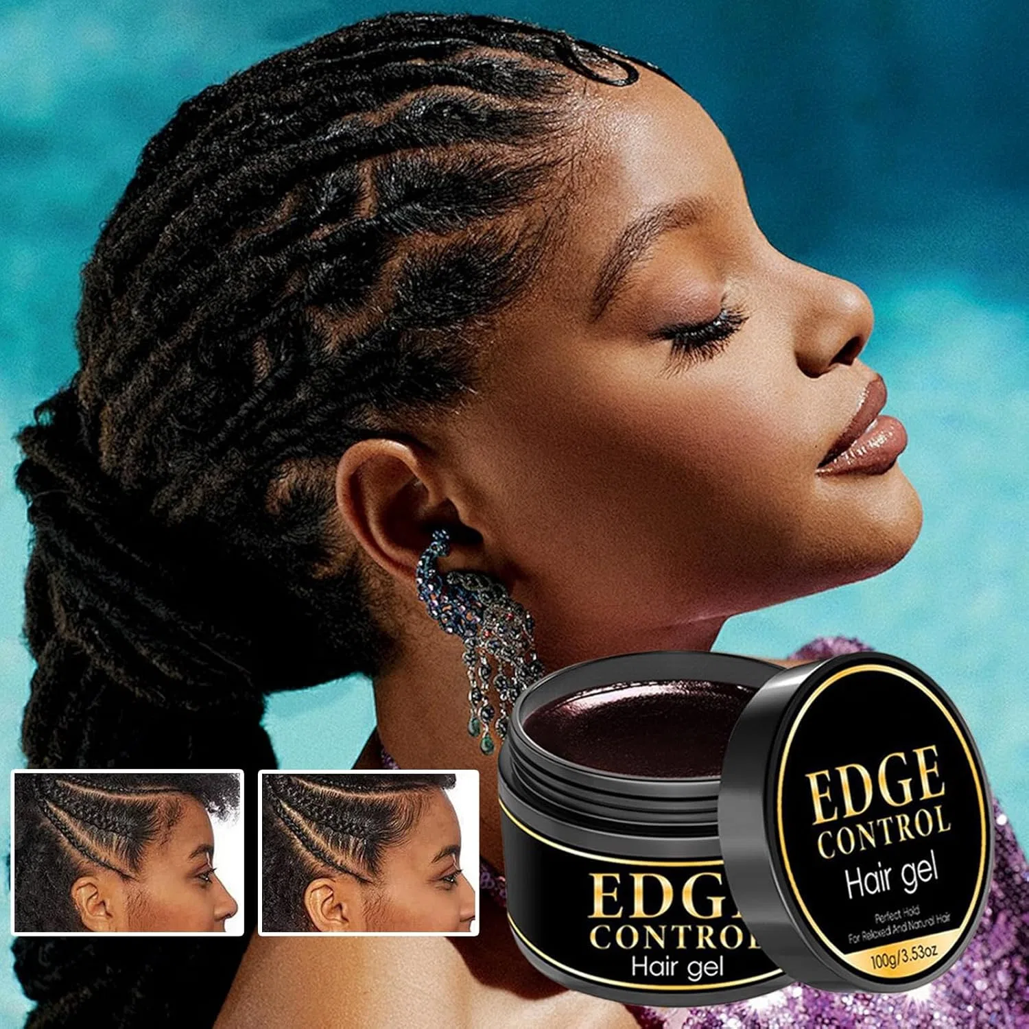 Гель для волос Strong Hold Edge Gel, 100 г Generisch — фото 3
