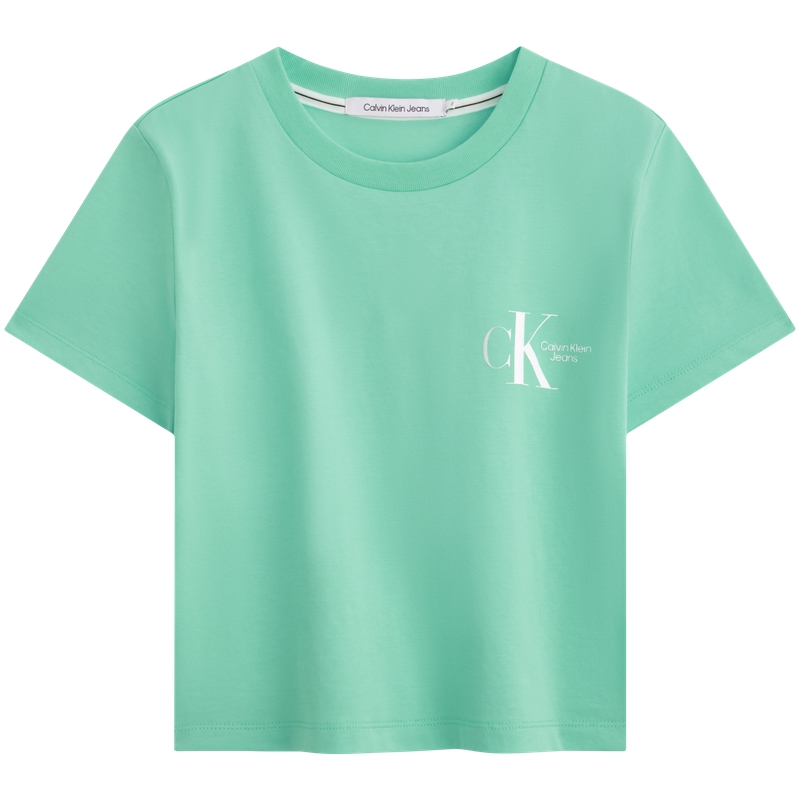 

Футболка Women's Crew Neck Moderate Straight Fit Calvin Klein, l1c-mint зеленый