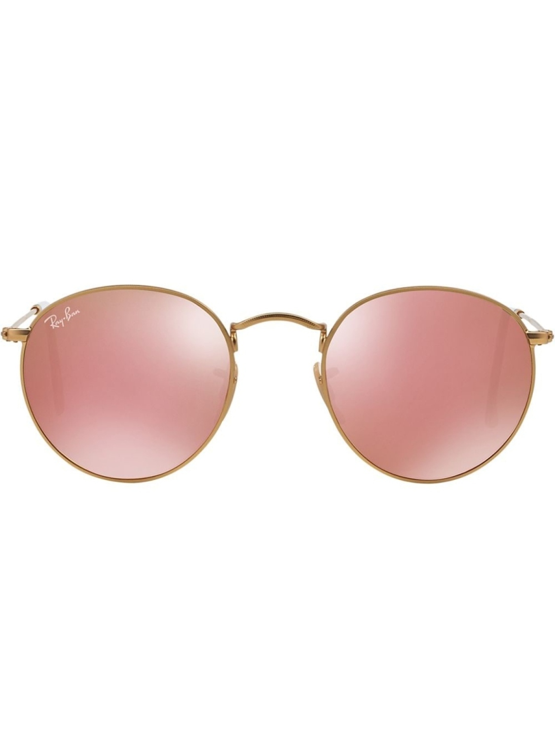 

Ray-Ban солнцезащитные очки в круглой оправе, золотистый