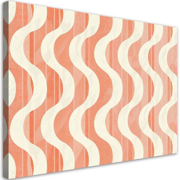 

Картина арт-принт KUNSTLOFT Peach Serene Waves, сиреневый