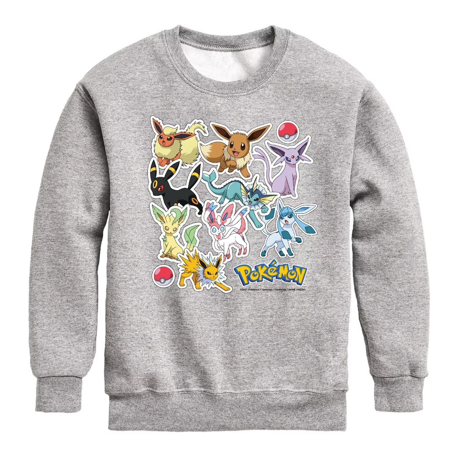 

Флис Pokemon Eeveelution для мальчиков 8–20 лет Licensed Character