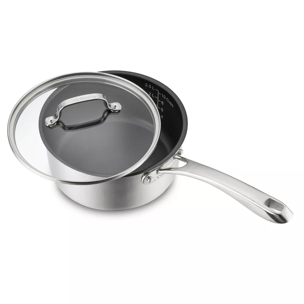 

Cuisinart Classic 3-квартовая керамическая антипригарная кастрюля с крышкой