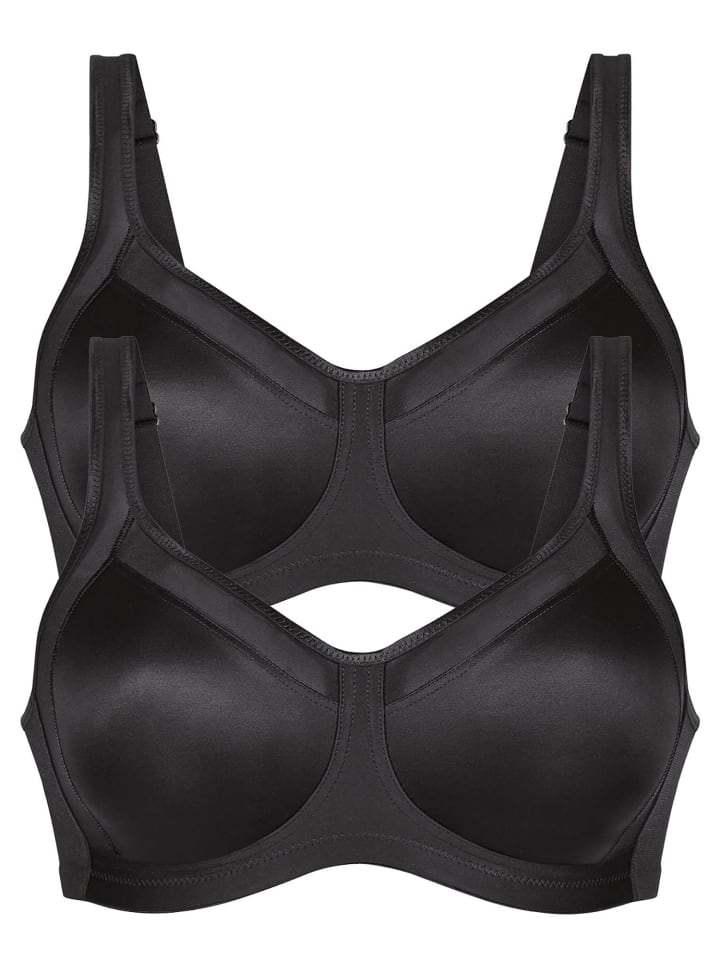 

Комплект из 2 базовых бюстгальтеров для беременных черного цвета Anita