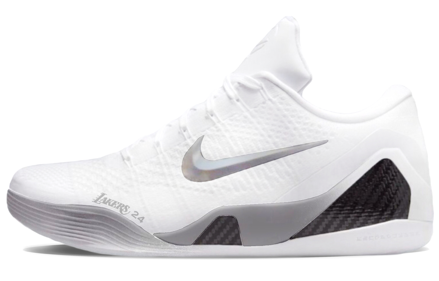 

Баскетбольные кроссовки Kobe 9 Basketball Shoes Unisex Low-Top Gray White Nike