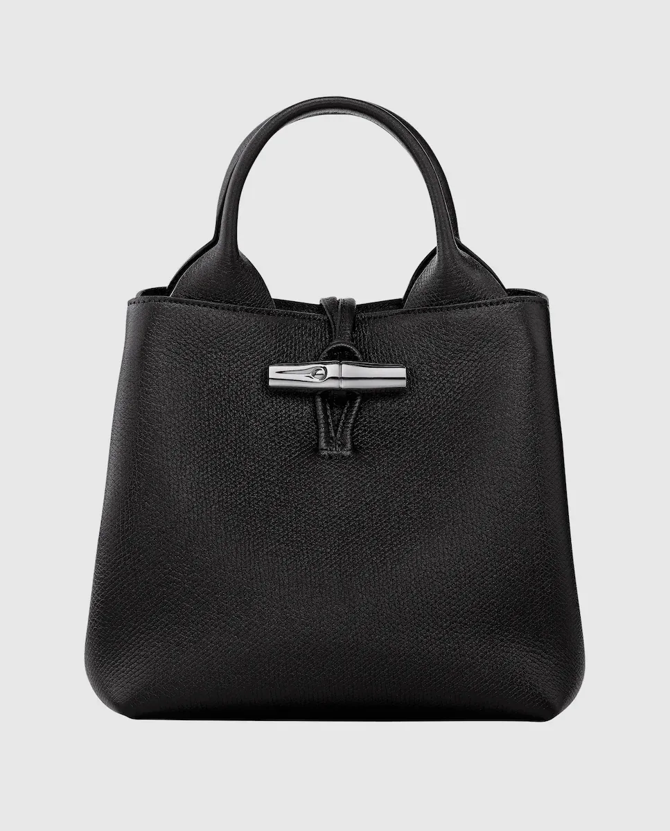 

Кожаная сумка Le Roseau размера S Longchamp, черный