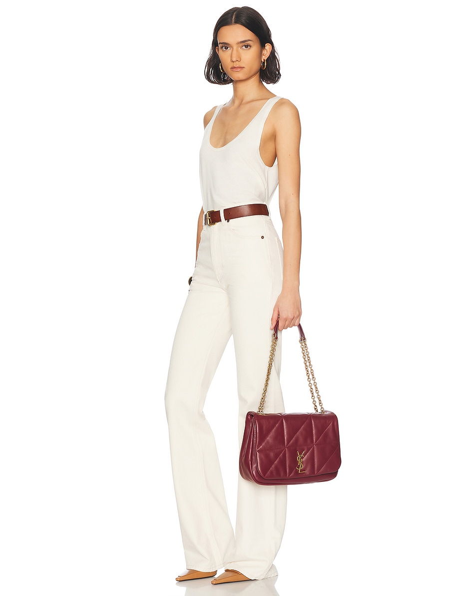 

Средняя сумка Jamie 4.3 Saint Laurent, цвет Dark Bordeaux