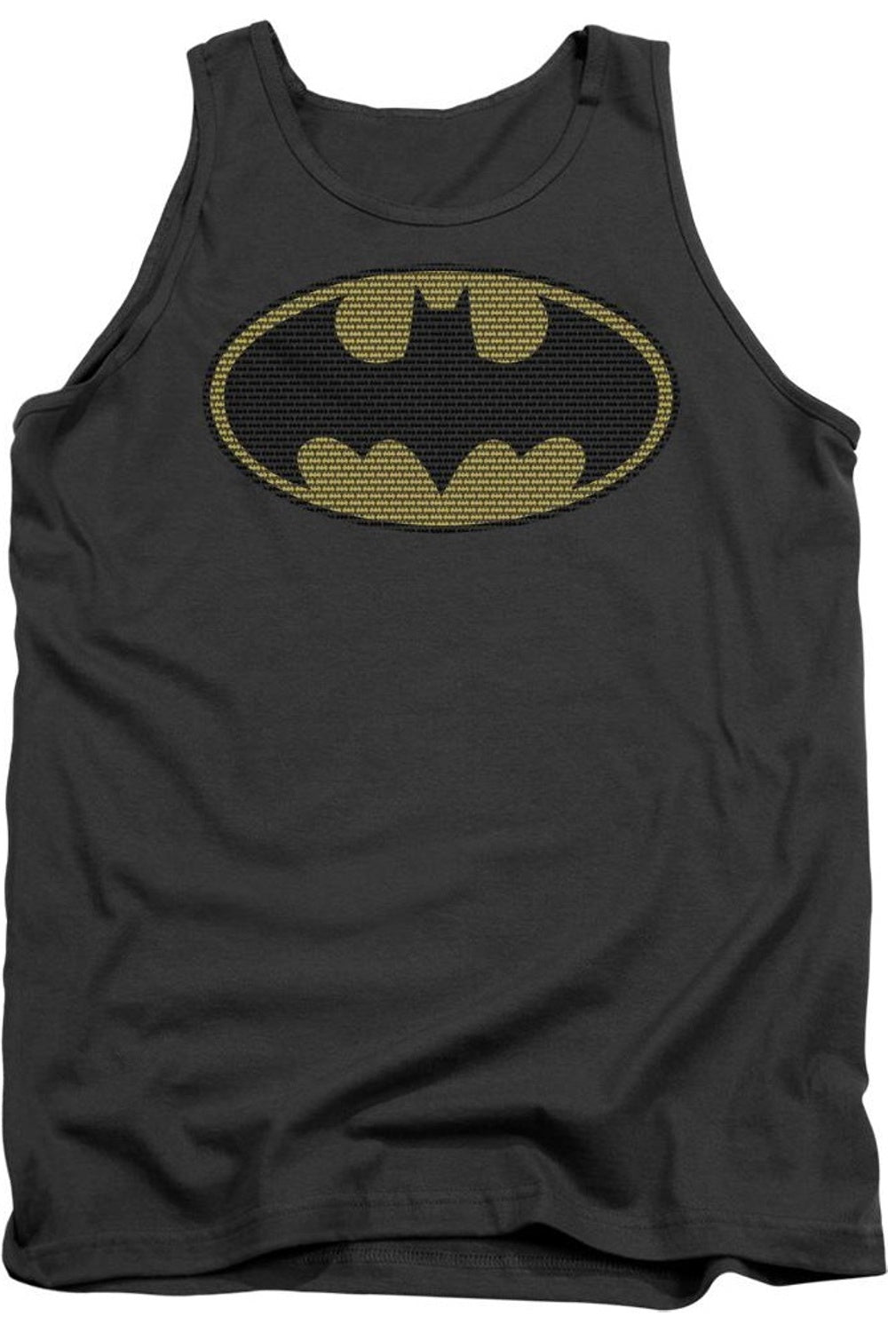 

Майка для взрослых с маленькими логотипами Batman Gildan, цвет charcoal