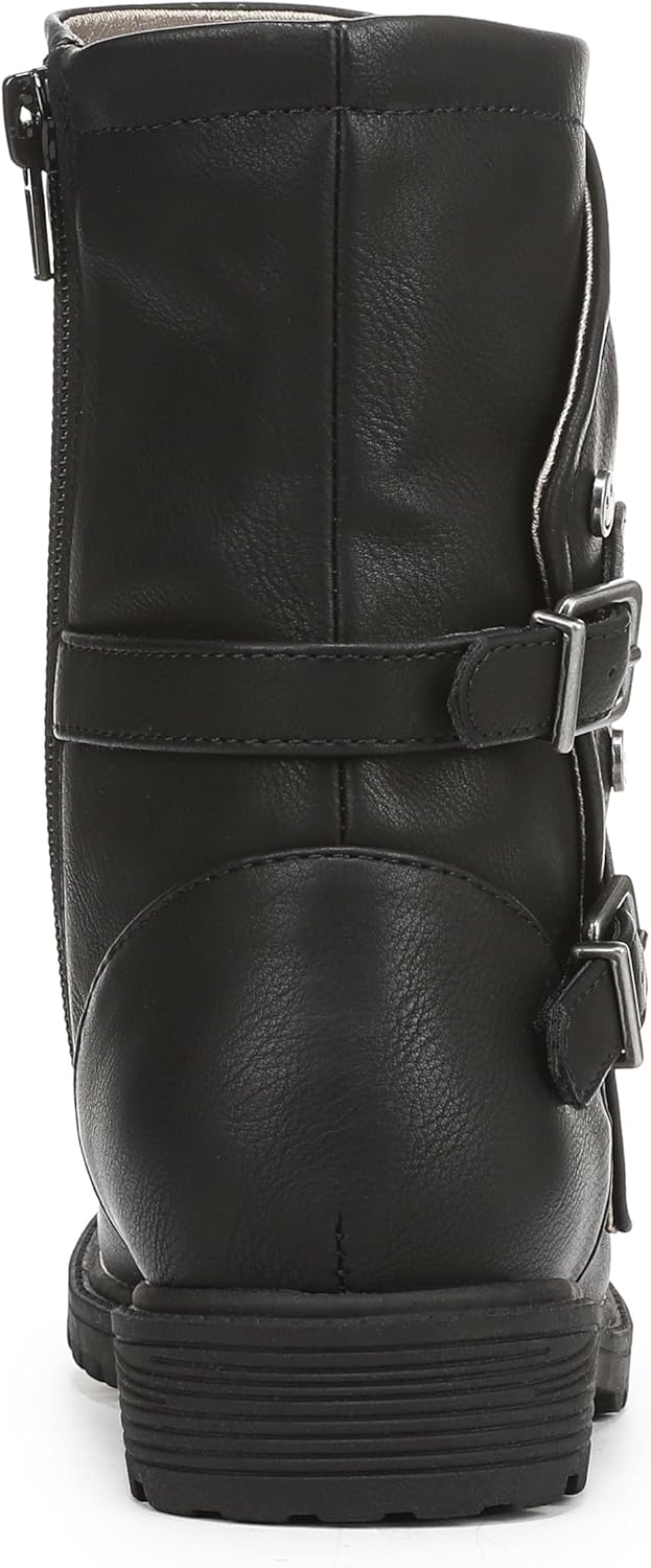 Детские модные сапоги Blowfish Malibu Rylee-k для девочек, Black Faux Leather — фото 3