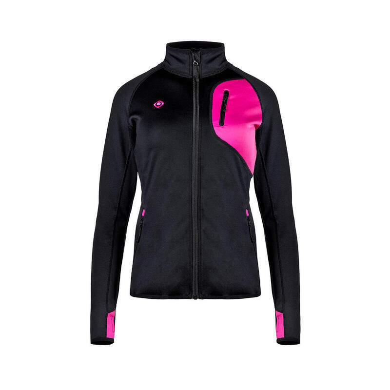 

Куртка спортивная Izas, цвет schwarz/fuchsienrosa