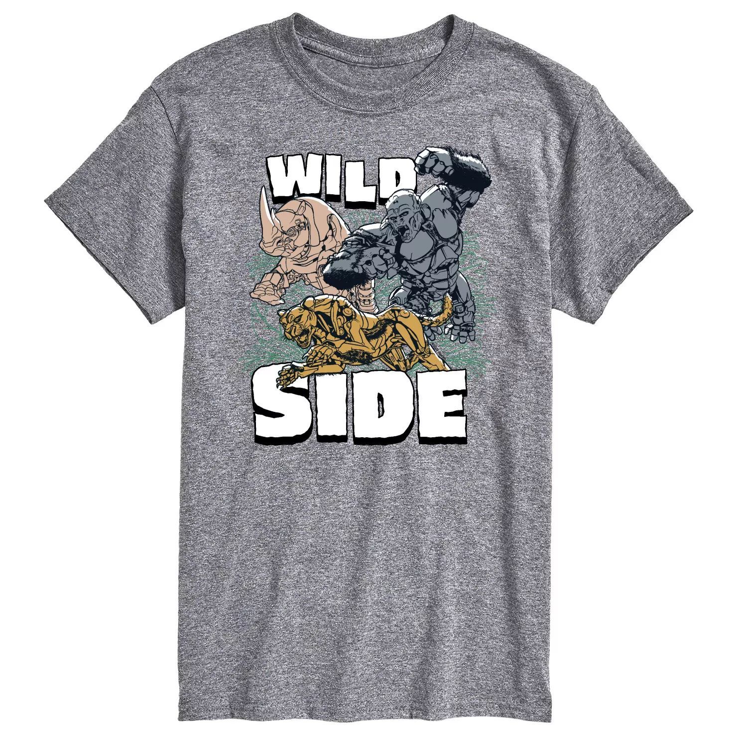 

Футболка Big & Tall Transformers Wild Side с графическим рисунком Licensed Character, серый
