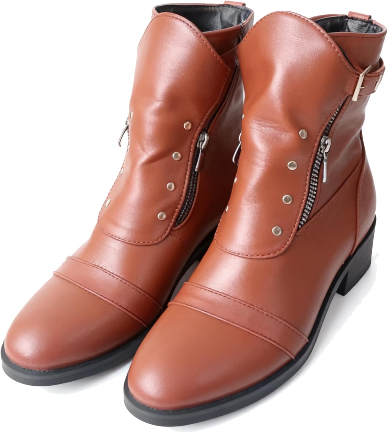 

Мужские теплые ботинки Yiozoi до щиколотки для осени и зимы, наружная износостойкая кожаная обувь, высокие повседневные мужские прогулочные ботинки, коричневый