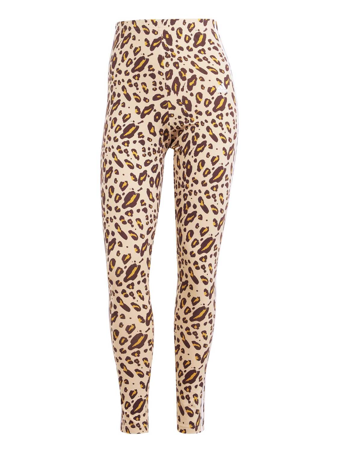 

Тайтсы Adidas Sportswear Essentials 3-Stripes Animal Print Leggings, бежевый