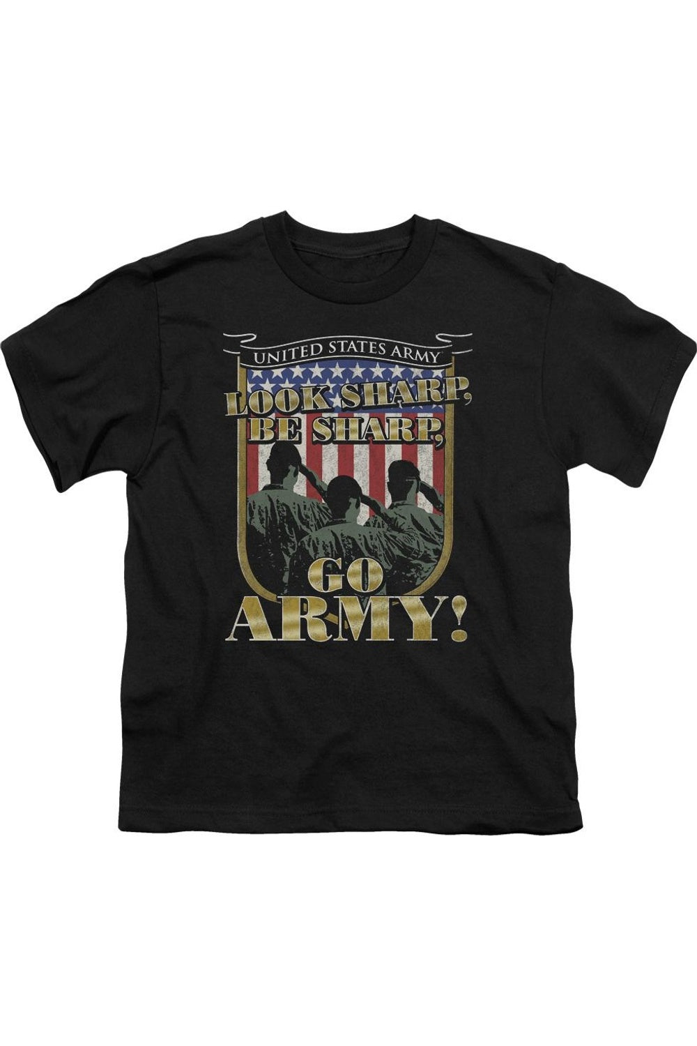 

Футболка детская с коротким рукавом U.S. ARMY Go U.S. ARMY Gildan, черный