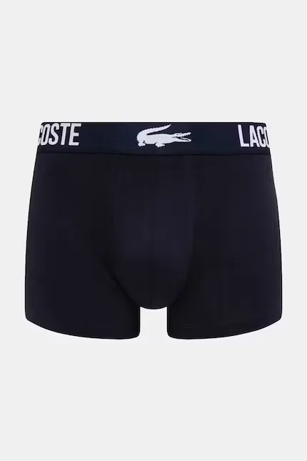 Боксеры из хлопка с эластаном 3 шт Lacoste, серый — фото 2