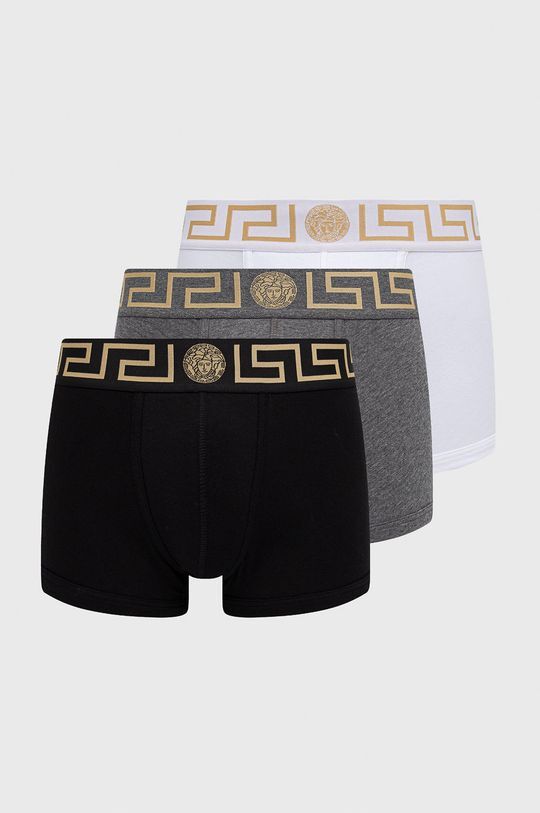 

Боксеры (3 пары) Versace, черный