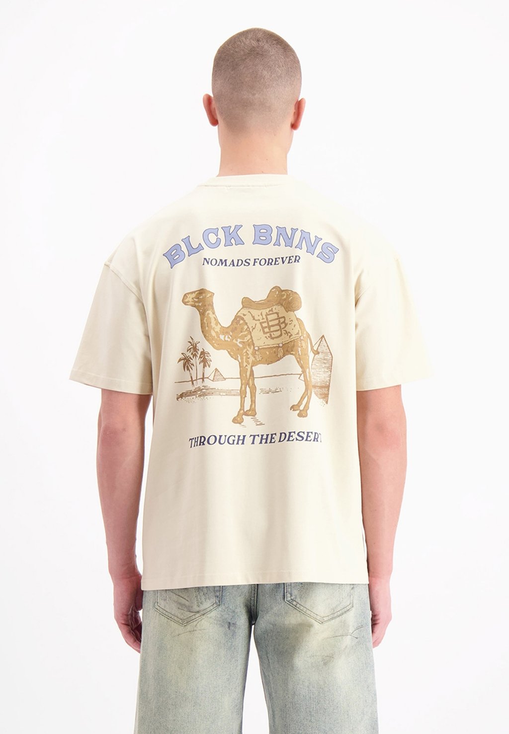 

Футболка с принтом Black Bananas, песочный