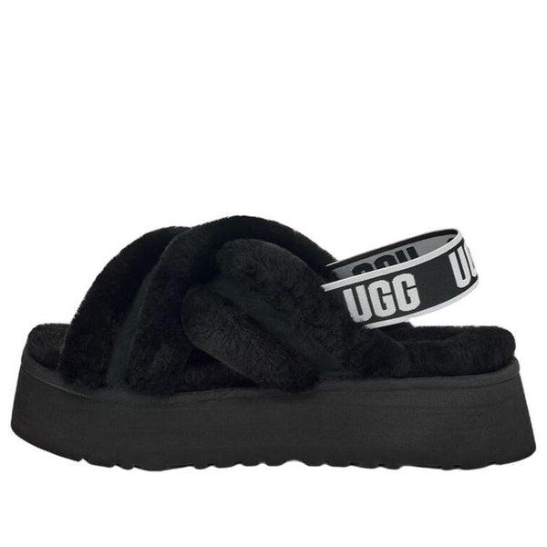 Тапочки disco cross slide 'black' Ugg, черный
