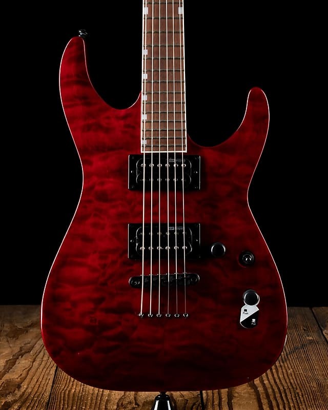 

Электрогитара ESP LTD MH-200QM NT - See Thru Black Cherry - Free Shipping