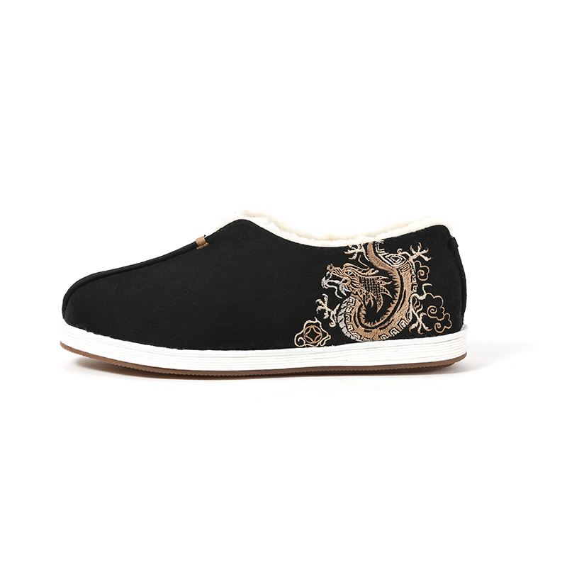 

Мужские низкие хлопковые туфли Old Meihua, Black