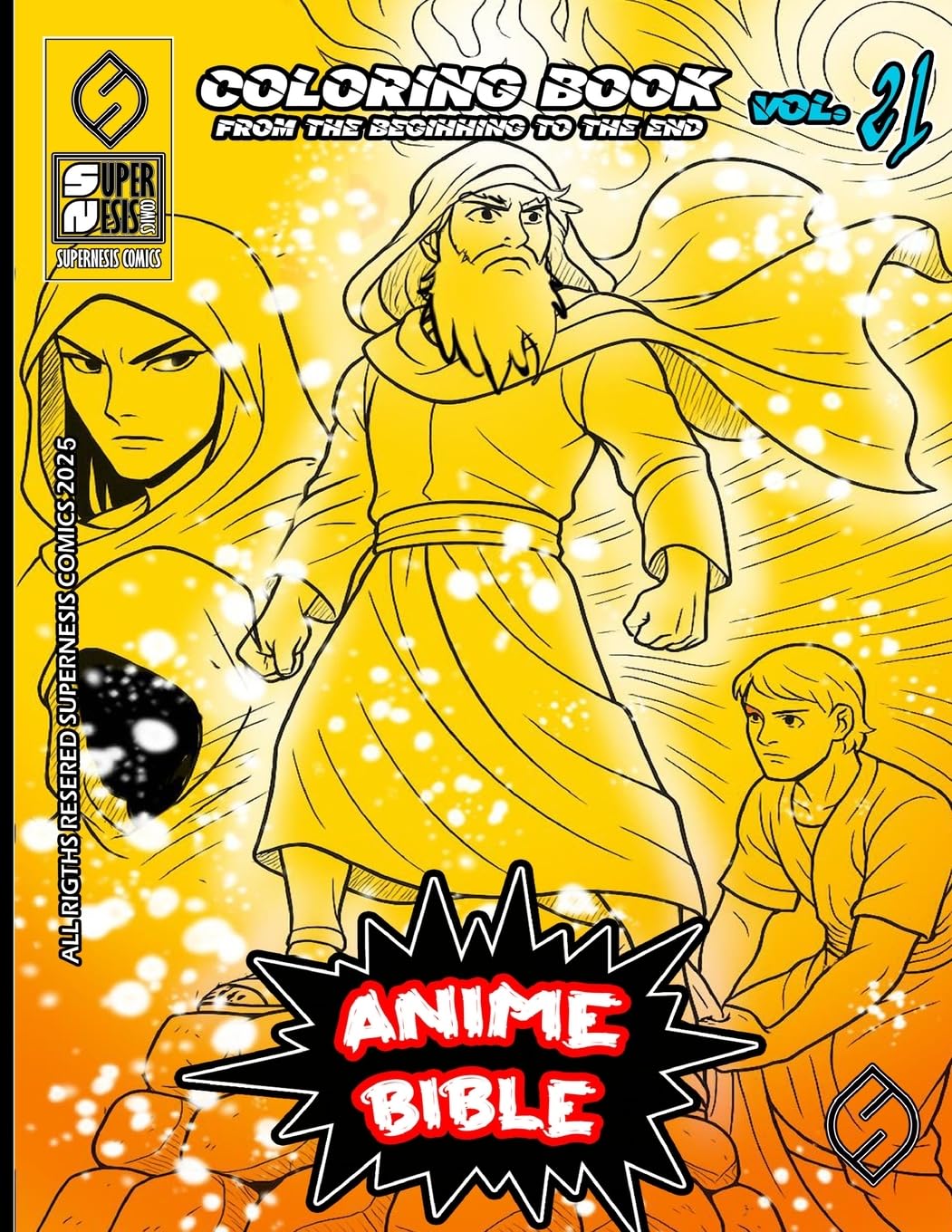 

Anime Bible From The Beginning To The End Vol. 21: Coloring book (Supernesis)