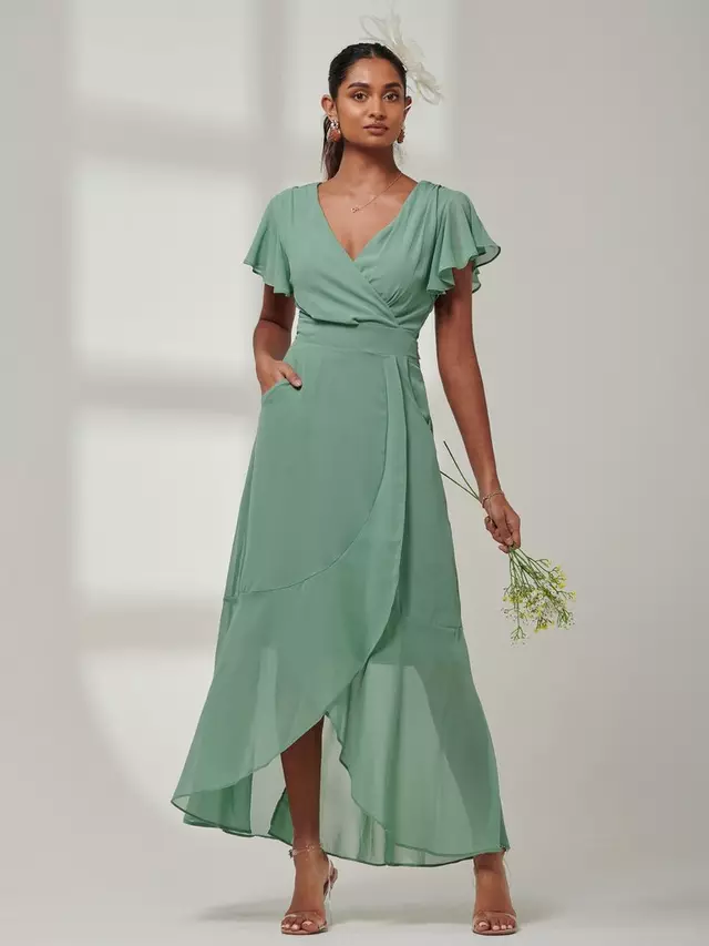 

Платье Jolie Moi Vicky Chiffon Midi, зеленый