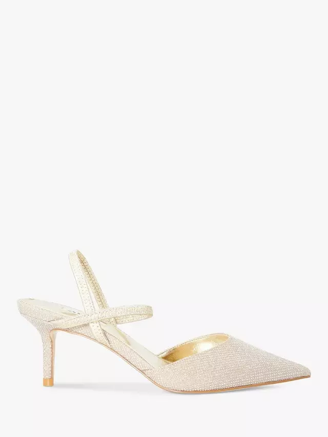 Туфли-лодочки Dune Classical Elasticated, золотой