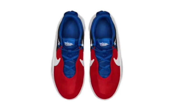 Кроссовки team hustle d10 'university red game royal' Nike, мультиколор — фото 4