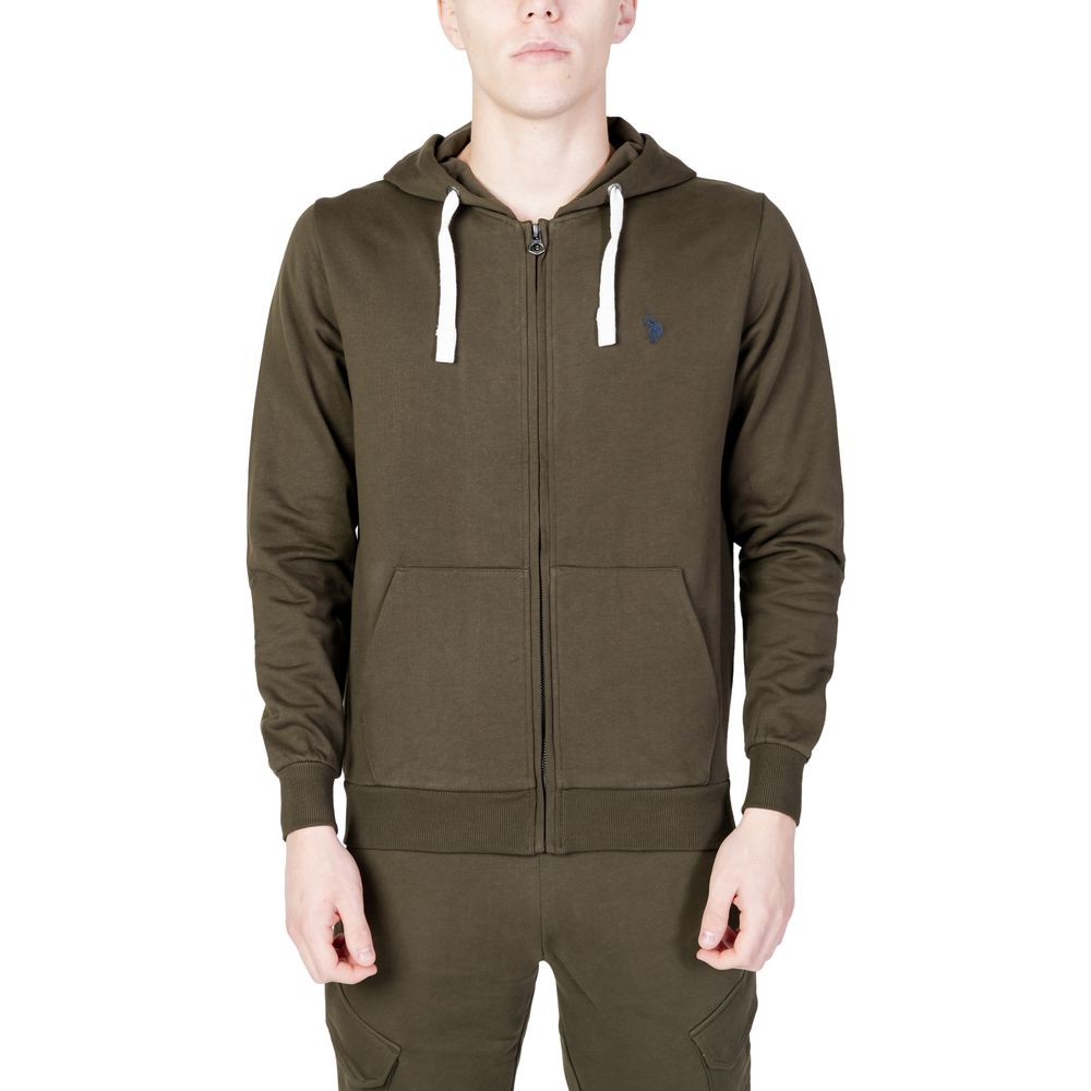 

Зеленый хлопковый свитер U.S. Polo Assn.