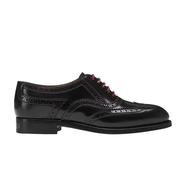 

Кроссовки Gucci Cordovan Lux Lace Up, черный