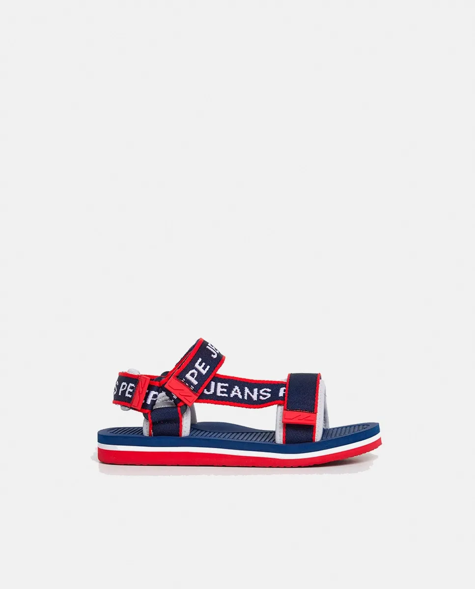 

Сандалии teva для мальчиков с поддержкой Pool Classic Pepe Jeans, тёмно-синий