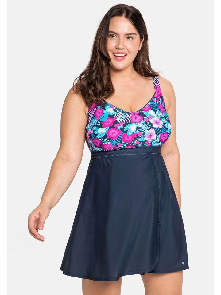 

Верх бикини sheego Tankini-Top, цвет blau-pink