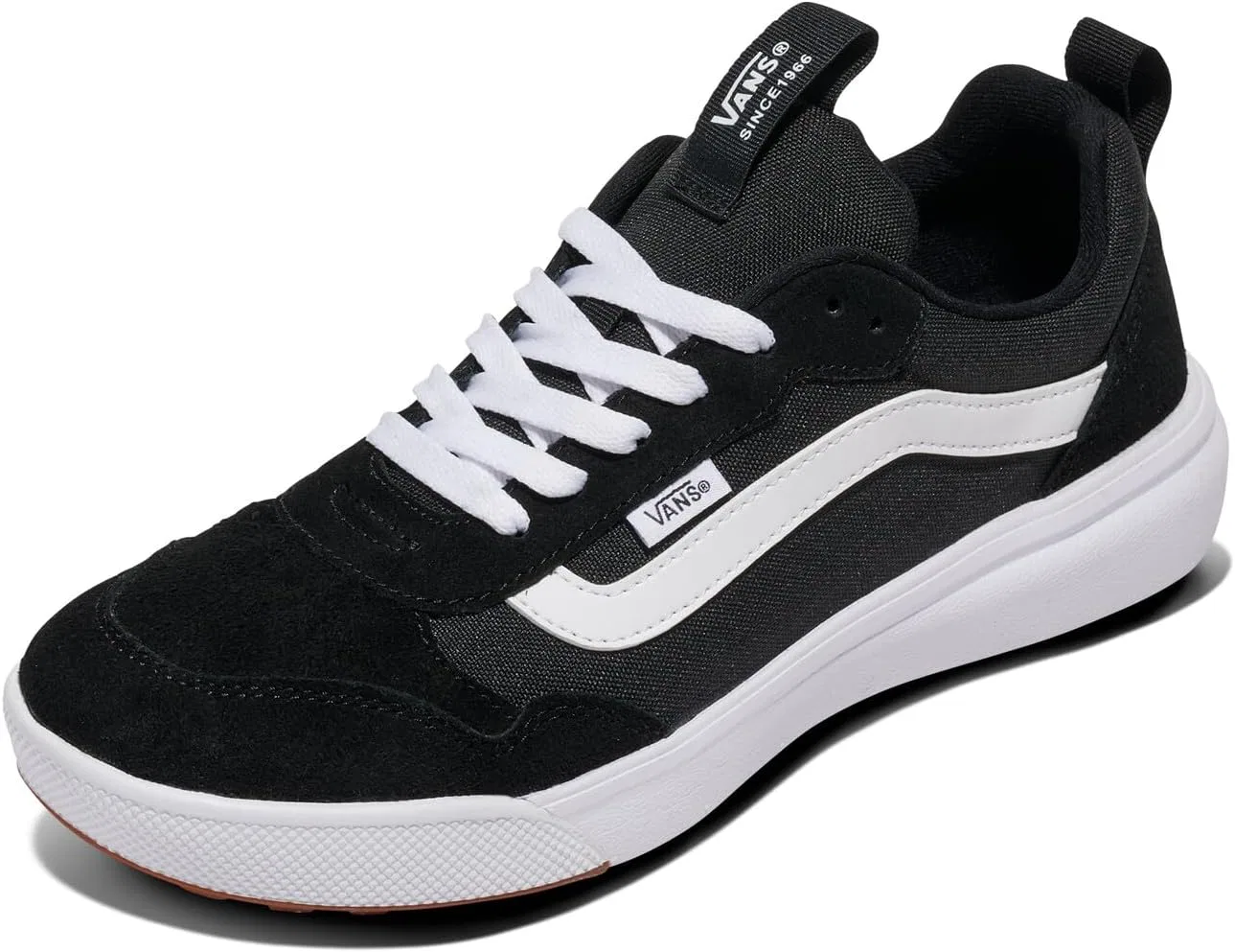 Кроссовки Vans Men's Range Exp Trainers, Suede Canvas Black White