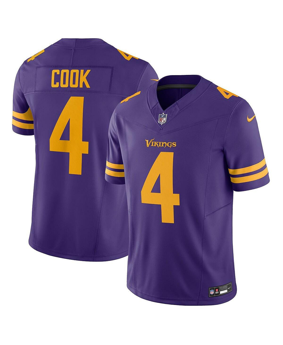 

Мужские кроссовки Dalvin Cook Purple Minnesota Vikings Vapor F.U.S.E. Ограниченный альтернативный Джерси Nike