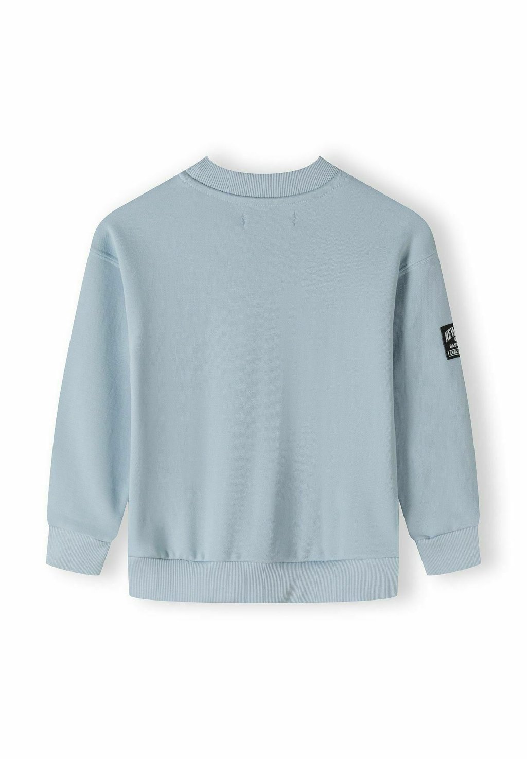 Толстовка RIBBED CREW NECK MINOTI, светло-голубой — фото 2