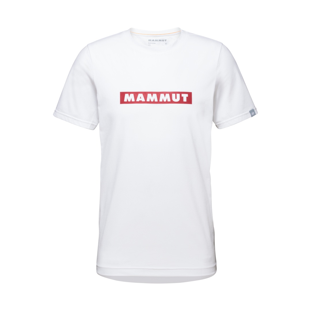 

Футболка QD мужская с круглым вырезом, умеренно прямого кроя MAMMUT, белый-magma prt2