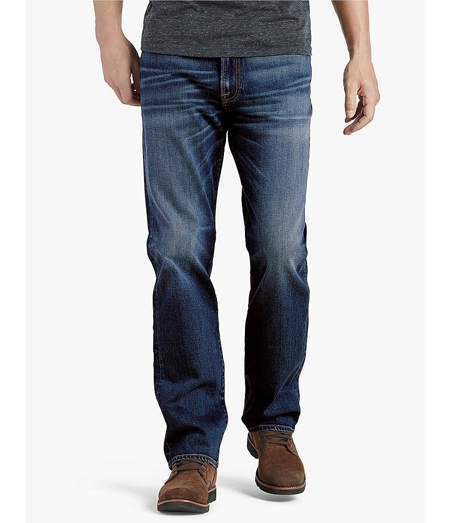 

Свободные прямые джинсы Lucky Brand 181, синий