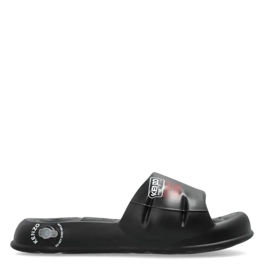 Мюли Kenzo с тиснением логотипа Splash, черный