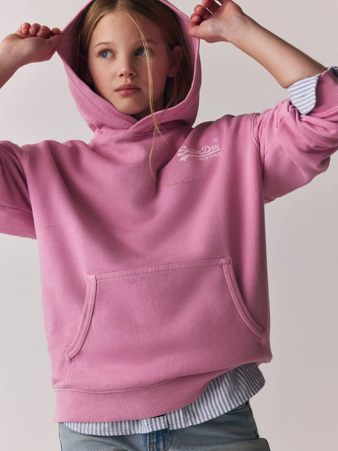 Толстовка Superdry & Co, Dusky Pink — фото 4